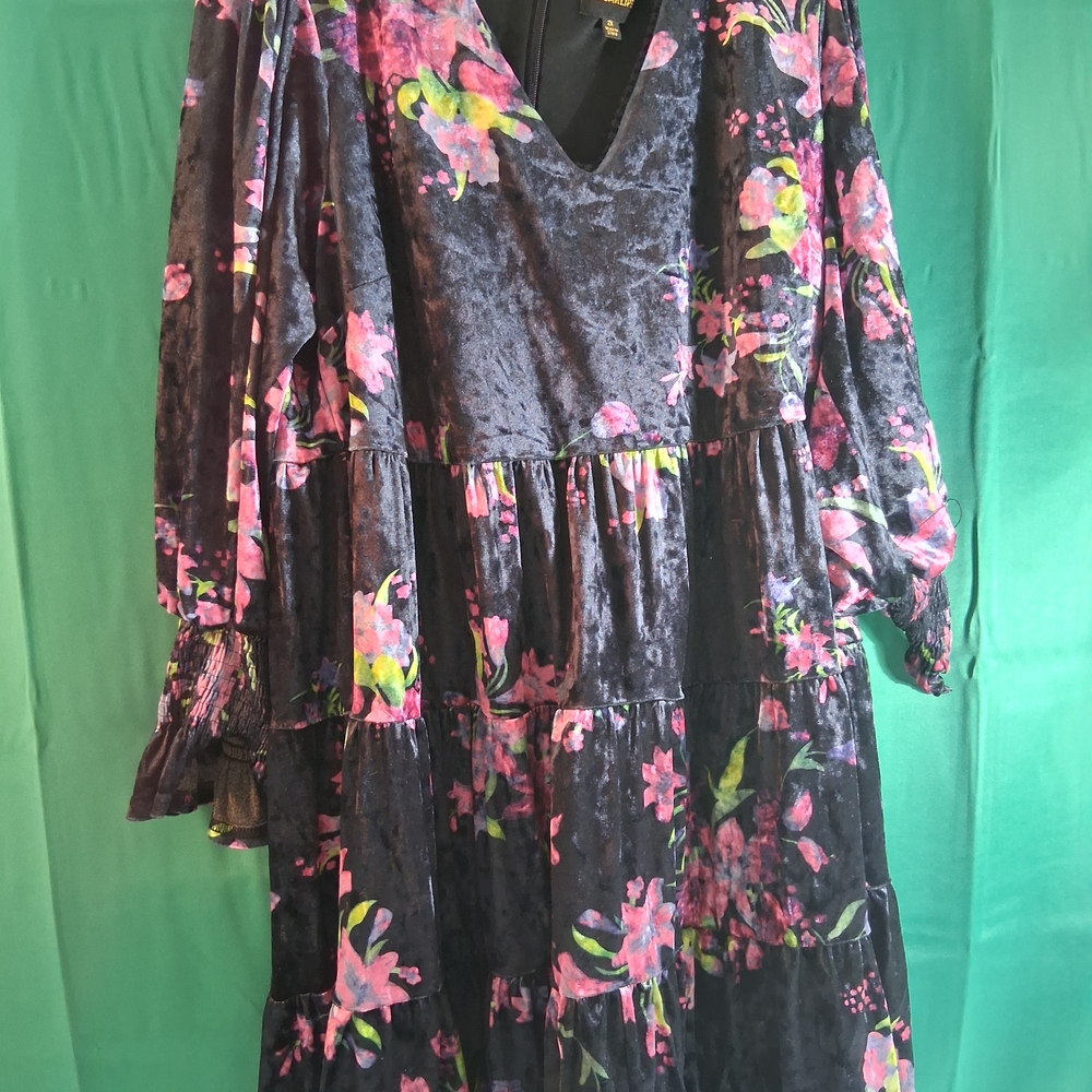Sugarlips Womens Dress Size 2x Black and Pink